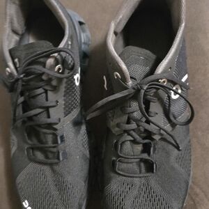 On Clouds Black Athletic Shoes for Performance